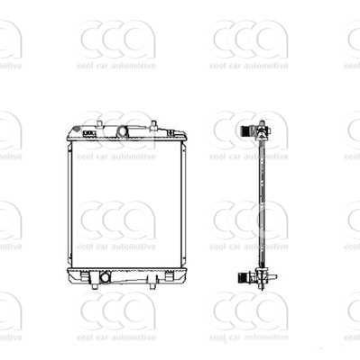 Radiateuren PW - Vrachtwagens Radiateur Citroen C1 07>