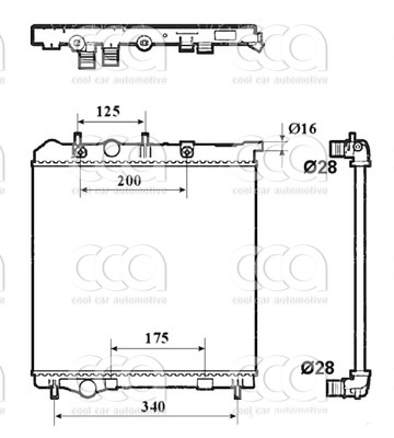 Radiateuren PW - Vrachtwagens Radiateur Citroen C3 10>