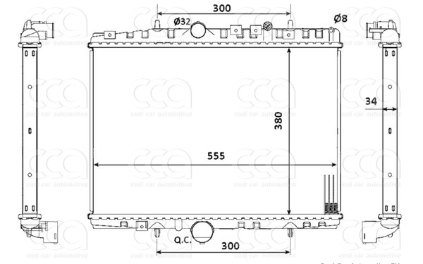 Radiateuren PW - Vrachtwagens Radiateur Citroen C5 09>