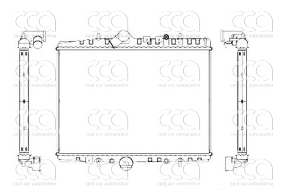 Radiateuren PW - Vrachtwagens Radiateur Citroen C5 05>