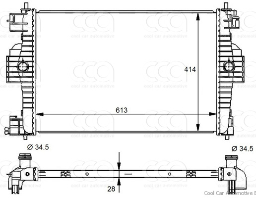 Radiateuren PW - Vrachtwagens Radiateur Citroen DS4 04>