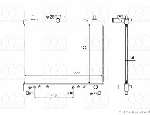 Radiateuren PW - Vrachtwagens Radiateur Daihatsu Terios 10>