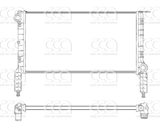 Radiateuren PW - Vrachtwagens Radiateur Fiat Doblo 02>