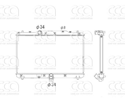 Radiateuren PW - Vrachtwagens Radiateur Fiat Sedici 06>
