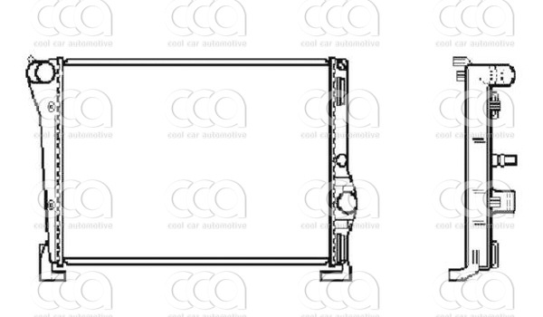 Radiateuren PW - Vrachtwagens Radiateur Fiat Idea 12>