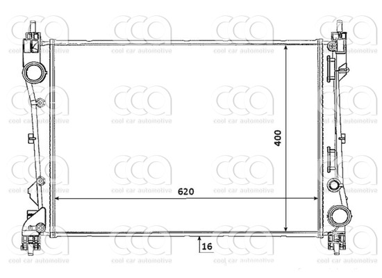 Radiateuren PW - Vrachtwagens Radiateur Fiat Doblo 05>