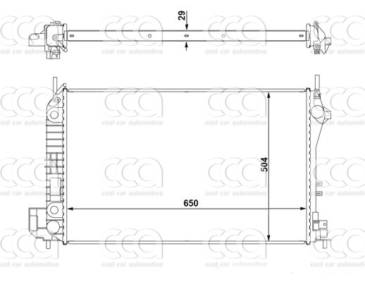 Radiateuren PW - Vrachtwagens Radiateur Fiat Croma 12>