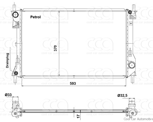 Radiateuren PW - Vrachtwagens Radiateur Ford ASIA & OCEANIA Figo 12>
