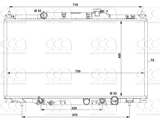 Radiateuren PW - Vrachtwagens Radiateur Honda CR-V 05>