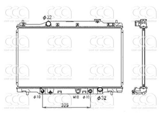 Radiateuren PW - Vrachtwagens Radiateur Honda Stream 11>