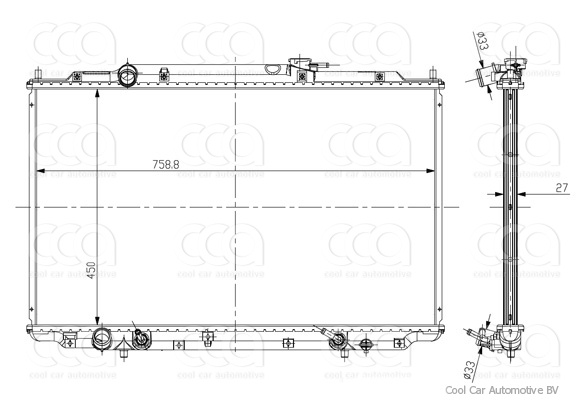 Radiateuren PW - Vrachtwagens Radiateur Honda Odyssey >