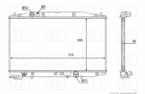 Radiateuren PW - Vrachtwagens Radiateur Honda Accord 10>