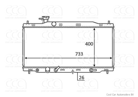 Radiateuren PW - Vrachtwagens Radiateur Honda CR-V 10>