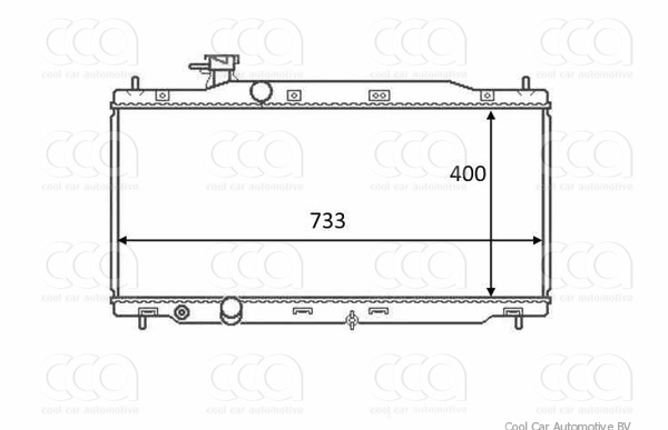 Radiateuren PW - Vrachtwagens Radiateur Honda CR-V 06>
