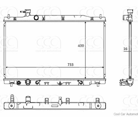 Radiateuren PW - Vrachtwagens Radiateur Honda CR-V 09>
