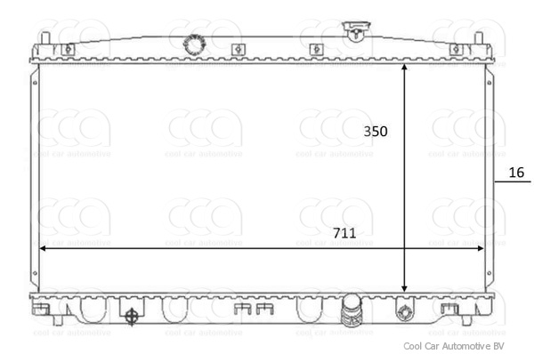 Radiateuren PW - Vrachtwagens Radiateur Honda CR-Z 06>