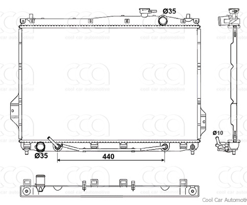 Radiateuren PW - Vrachtwagens Radiateur Hyundai iX55 09>