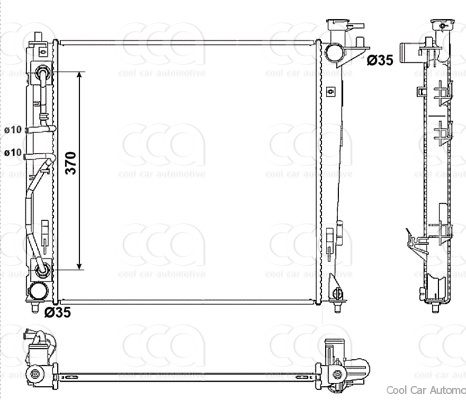 Radiateuren PW - Vrachtwagens Radiateur Hyundai iX35 09>