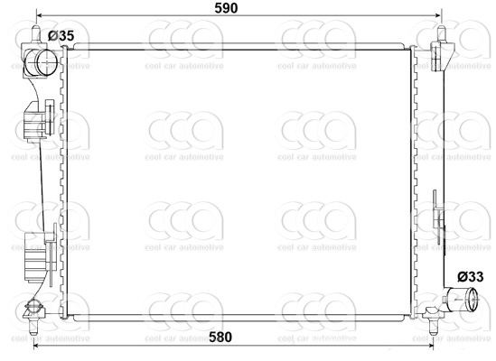 Radiateuren PW - Vrachtwagens Radiateur Hyundai Accent 01>