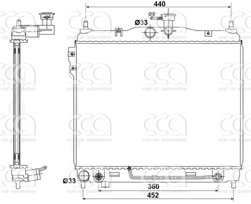 Radiateuren PW - Vrachtwagens Radiateur Hyundai Getz 12>