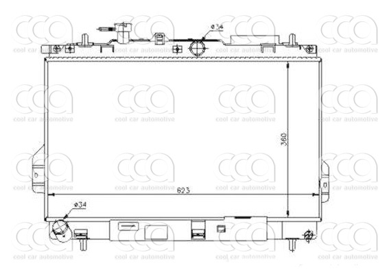 Radiateuren PW - Vrachtwagens Radiateur Hyundai Elantra 07>