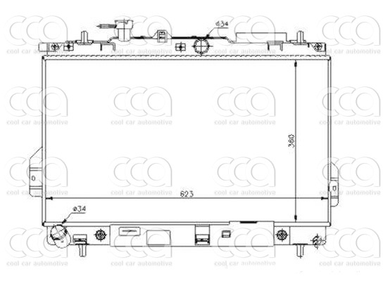 Radiateuren PW - Vrachtwagens Radiateur Hyundai Lavita 10>