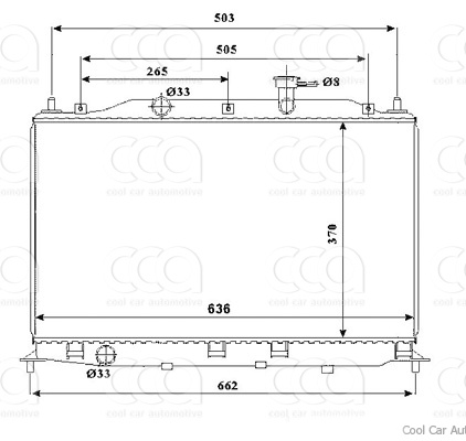 Radiateuren PW - Vrachtwagens Radiateur Hyundai Accent 06>