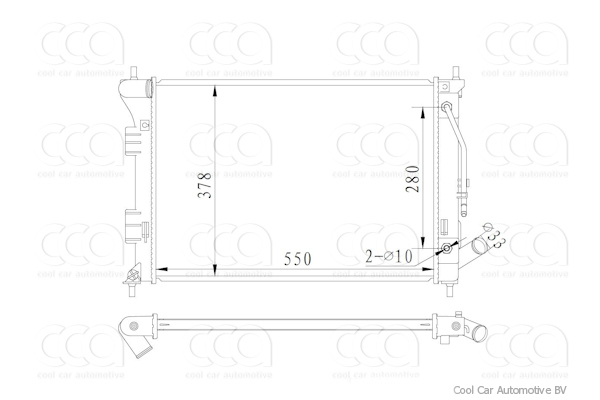 Radiateuren PW - Vrachtwagens Radiateur Hyundai i30 06>