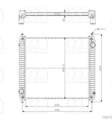 Radiateuren PW - Vrachtwagens Radiateur Iveco Eurocargo 00>