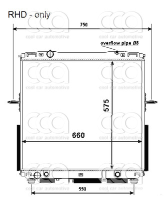 Radiateuren PW - Vrachtwagens Radiateur Kia Sorento 08>