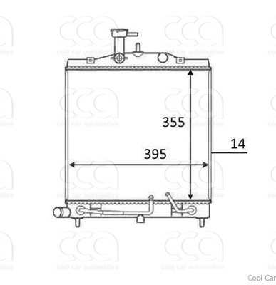 Radiateuren PW - Vrachtwagens Radiateur Kia Picanto 05>