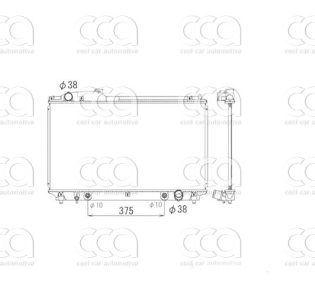 Radiateuren PW - Vrachtwagens Radiateur Lexus LS 08>