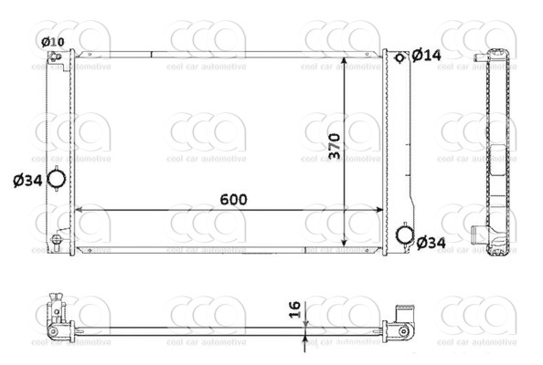 Radiateuren PW - Vrachtwagens Radiateur Lexus CT 05>