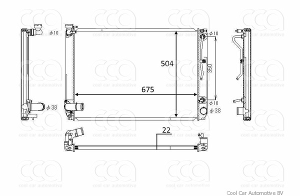 Radiateuren PW - Vrachtwagens Radiateur Lexus RX 03>