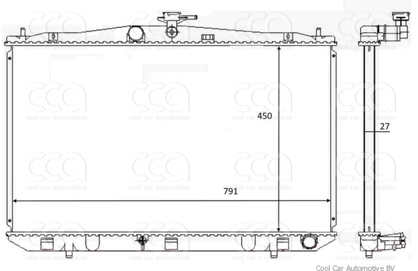 Radiateuren PW - Vrachtwagens Radiateur Lexus RX 07>