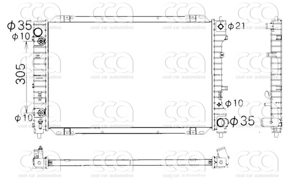 Radiateuren PW - Vrachtwagens Radiateur Mazda Tribute 10>