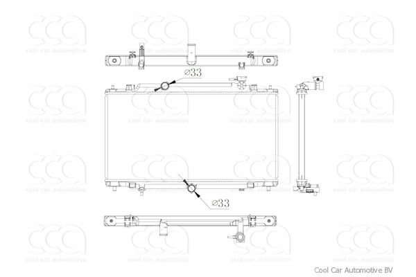 Radiateuren PW - Vrachtwagens Radiateur Mazda 6 10>