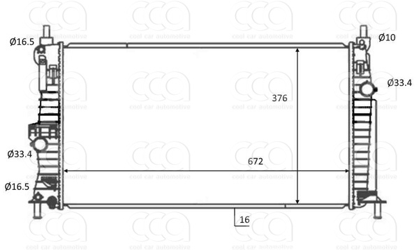 Radiateuren PW - Vrachtwagens Radiateur Mazda 3 06>