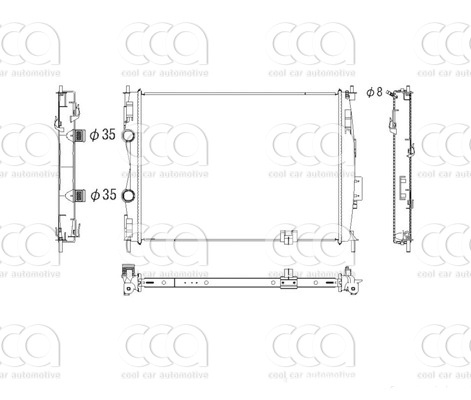 Radiateuren PW - Vrachtwagens Radiateur Nissan Dualis 10>