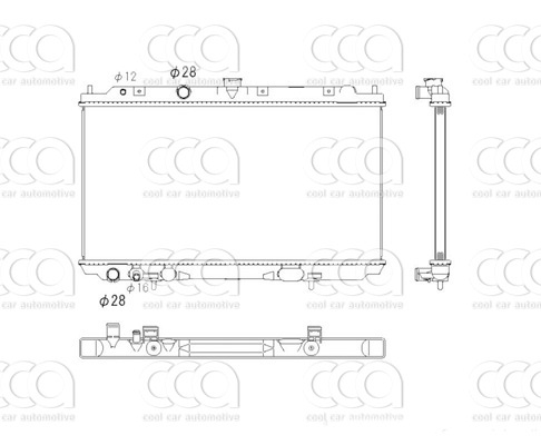 Radiateuren PW - Vrachtwagens Radiateur Nissan Primera 03>