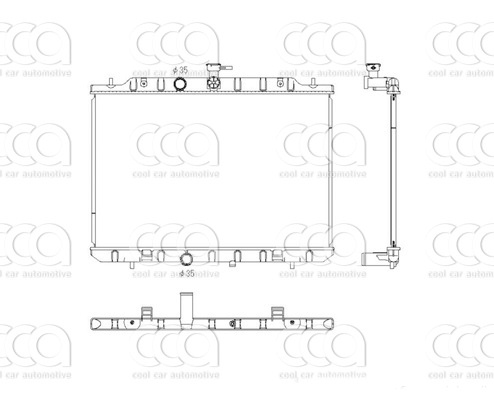 Radiateuren PW - Vrachtwagens Radiateur Nissan X-Trail 03>