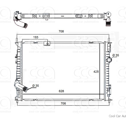 Radiateuren PW - Vrachtwagens Radiateur Nissan Qashqai 10>