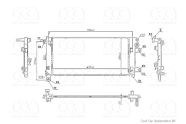 Radiateuren PW - Vrachtwagens Radiateur Nissan Leaf (2018) Electric