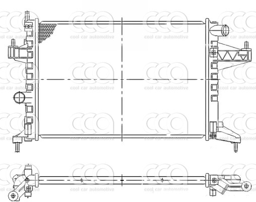 Radiateuren PW - Vrachtwagens Radiateur Opel Combo 03>