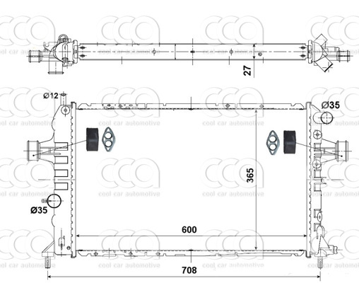 Radiateuren PW - Vrachtwagens Radiateur Opel Astra 07>