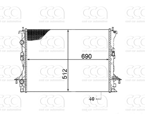 Radiateuren PW - Vrachtwagens Radiateur Renault Espace 03>