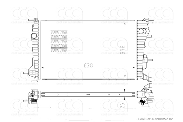 Radiateuren PW - Vrachtwagens Radiateur Renault Fluence 01>