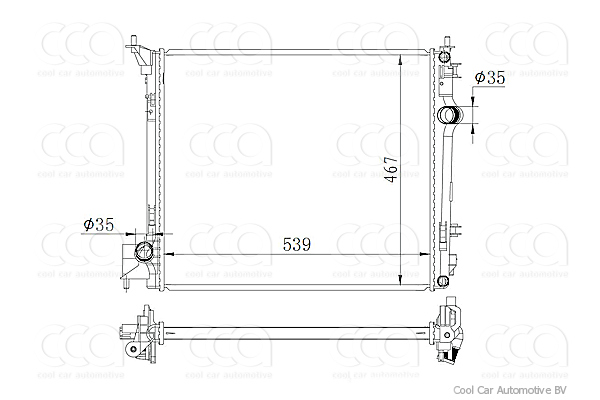 Radiateuren PW - Vrachtwagens Radiateur Renault Espace 01>
