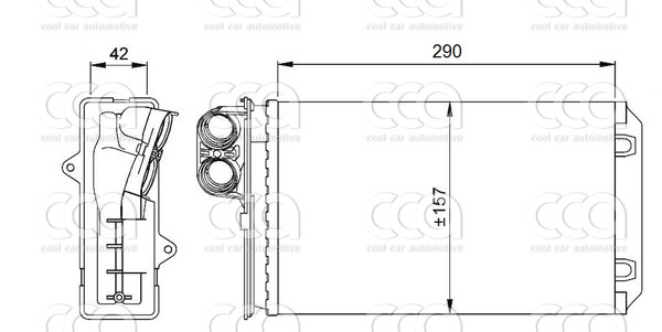 Kachelradiateuren Kachelradiateur PSA XM/605