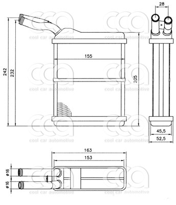 Kachelradiateuren Kachelradiateur Opel Frontera